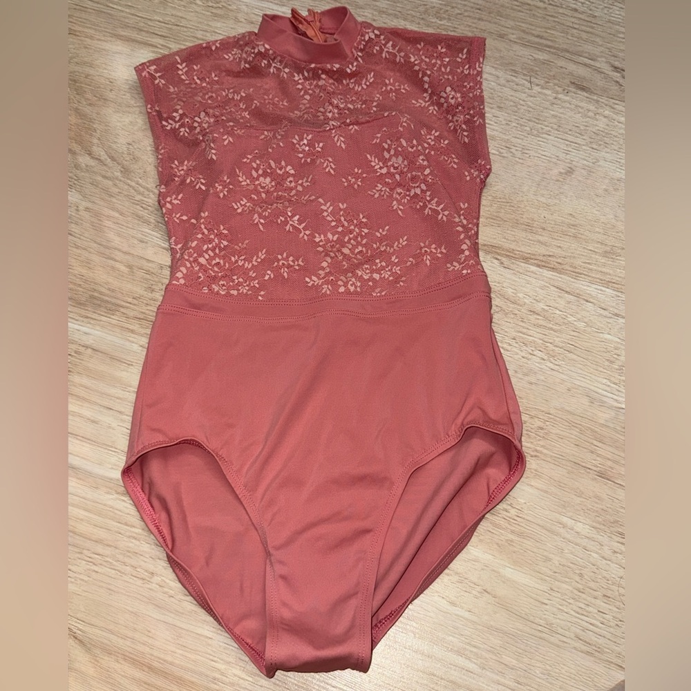Pink Lace Dancewear - Bodysuit